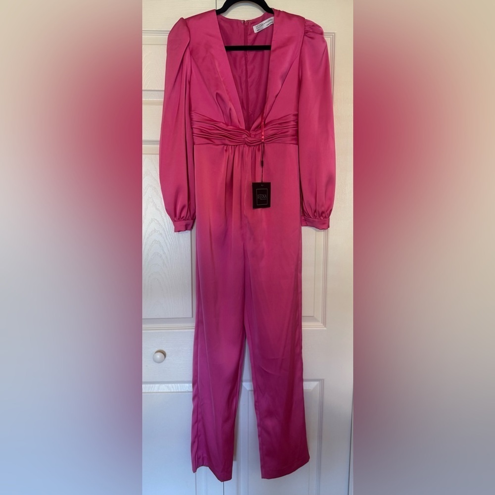 Mac Duggal Vibrant Fuchsia Jumpsuit Size 4 Style # A2647 - Picture 5 of 7